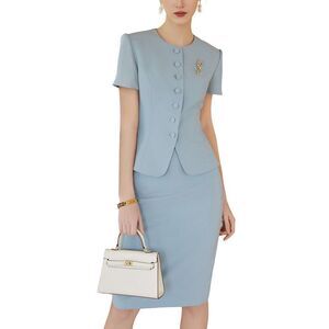 Anette Womens  2Pc Blazer & Skirt Set